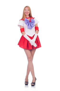 Moda dünyasında genç bir kadın