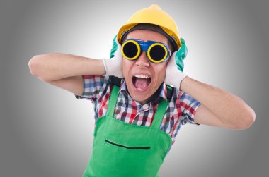 komik inşaat işçisi