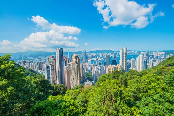 Uitzicht op Hong Kong — Stockfoto