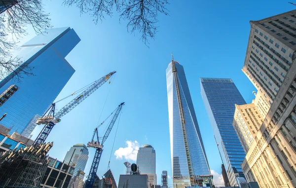 Panorama do centro de Manhattan — Fotografia de Stock