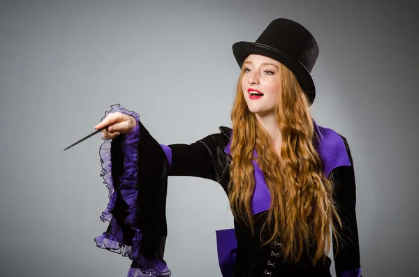 Witch doing her dirty tricks — Stock Photo, Image