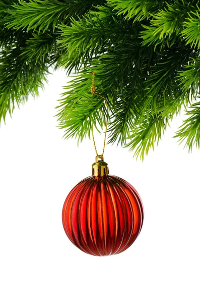 Christmas decoration isolated on the white Royalty Free Stock Photos