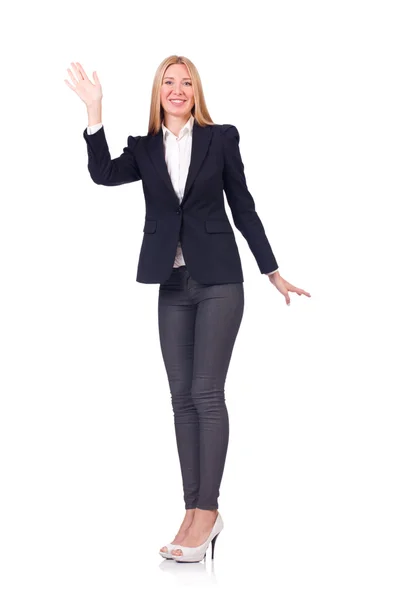 Woman businesswoman in business concept — Stock Photo, Image