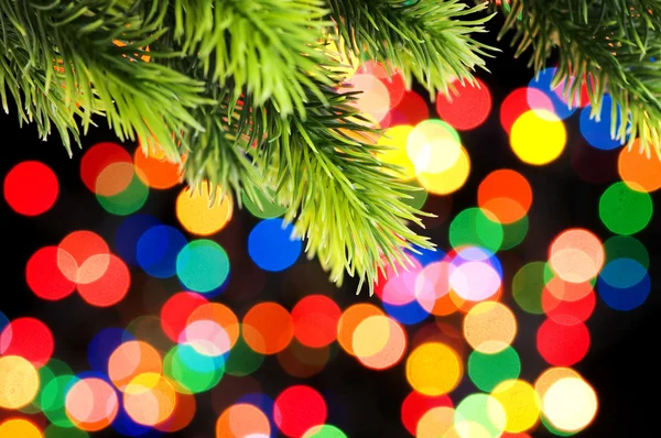Christmas decoration on the fir tree — Stock Photo, Image