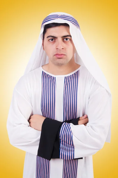 Молодой эмоциональный араб — стоковое фото