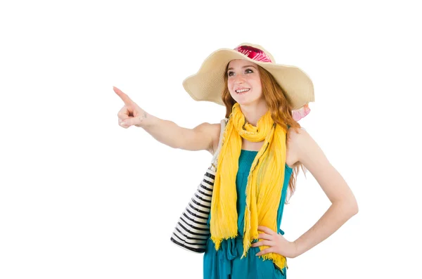 Mujer con bolso en concepto de moda —  Fotos de Stock