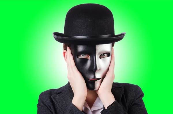 Woman with mask — Stock Photo, Image