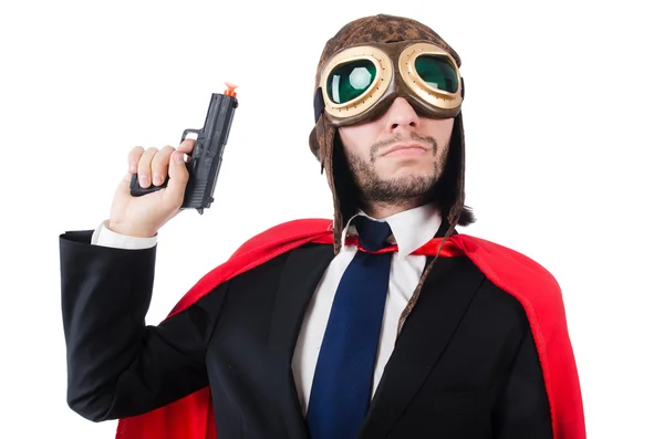 Man wearing red clothing — Stock Photo, Image