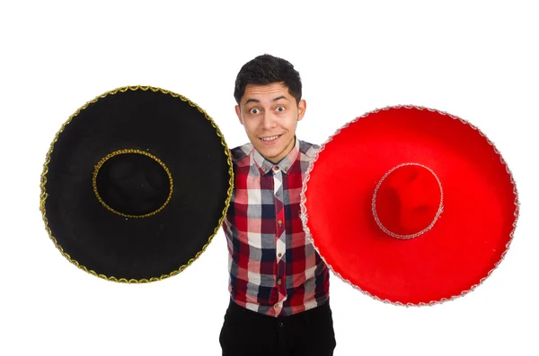 Messicano con sombreros — Foto Stock