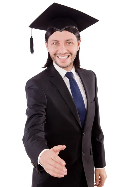 Jovem estudante sorrindo — Fotografia de Stock