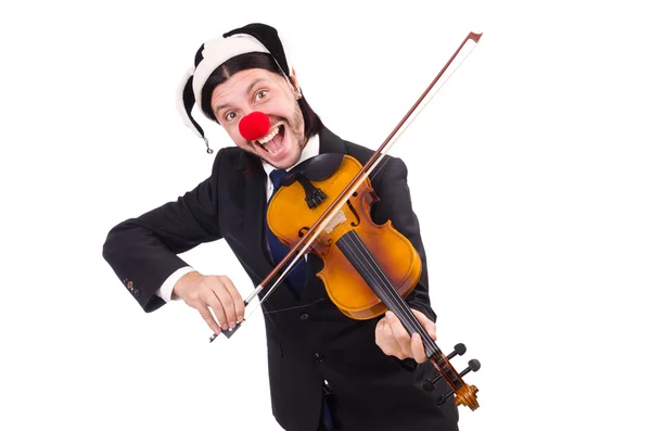 Lustiger Clown-Geschäftsmann — Stockfoto