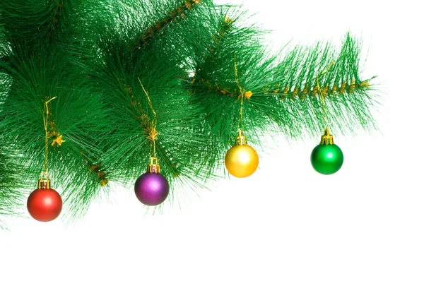 Karácsonyi dekoráció elszigetelt a fehér — Stock Fotó