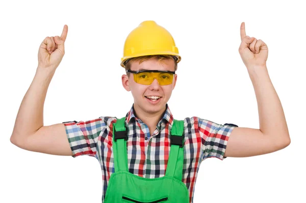 Trabajador industrial en casco — Foto de Stock