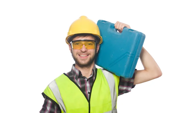 Industriële werknemer in helm — Stockfoto