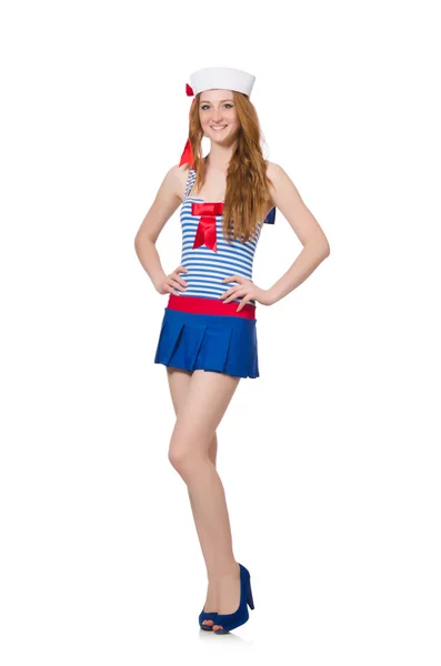 Fiatal nő sailor — Stock Fotó