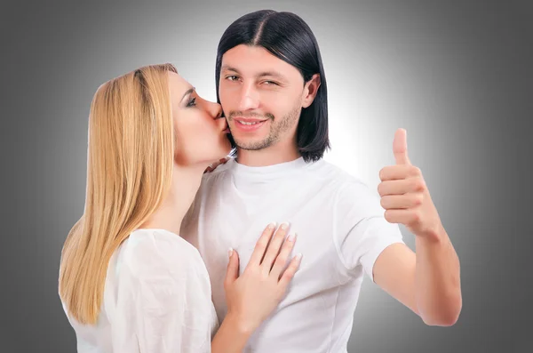 Homem e mulher apaixonados — Fotografia de Stock