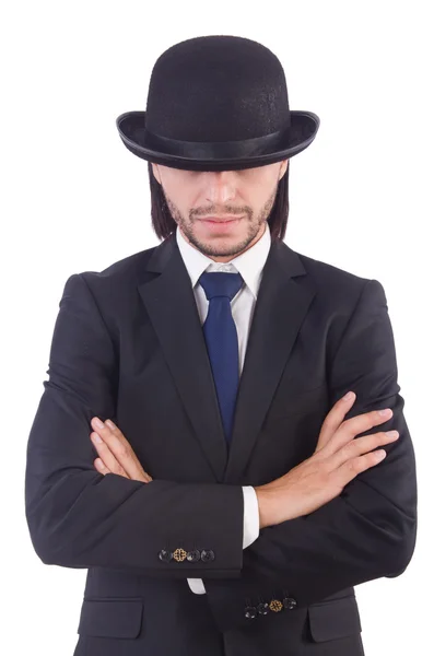 Young businessman isolated on the white background — Stock Photo, Image