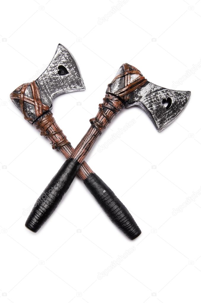Axe isolated on the white background