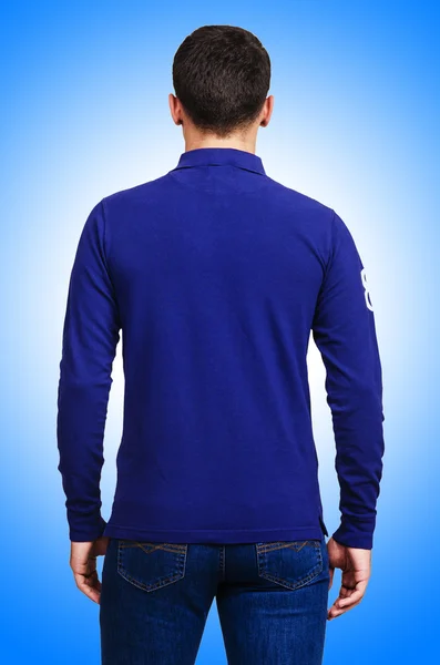Male sweater isolated on the white — Stock Photo, Image