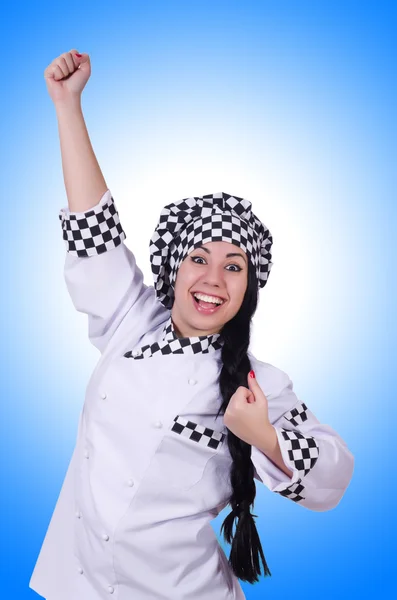 Young woman cook — Stock Photo, Image