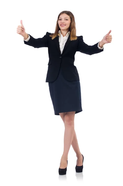 Businesswoman in business concept — Stock Photo, Image