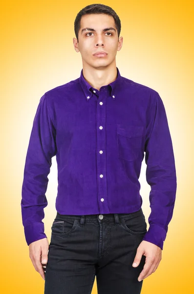 Modelo masculino com camisa — Fotografia de Stock