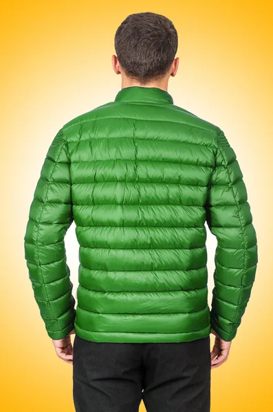 üzerinde beyaz izole erkek ceket