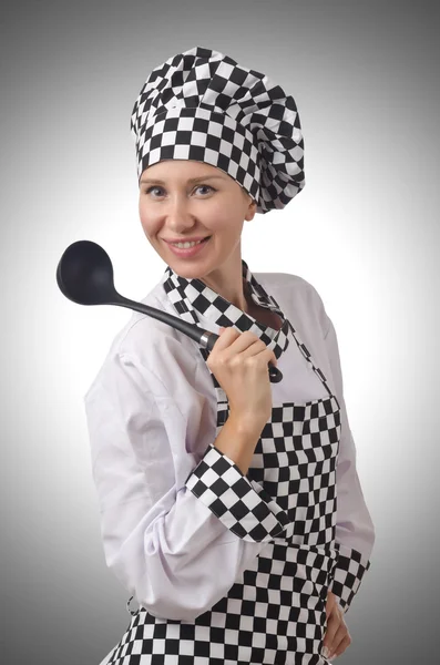 Fiatal nő cook — Stock Fotó
