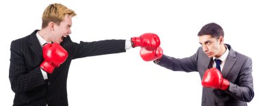 iki işadamı boks