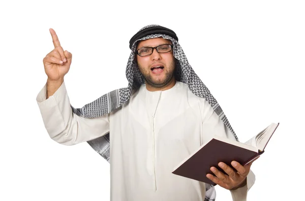 Concept with arab man — Stock Photo, Image