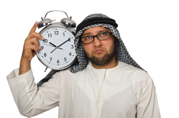 Uomo arabo con orologio — Foto Stock