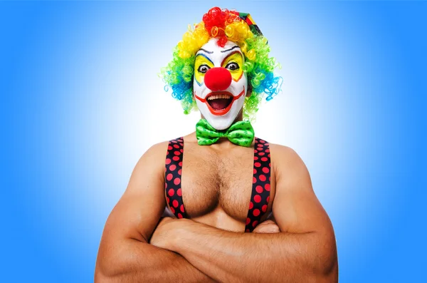 Lustiger Clown — Stockfoto