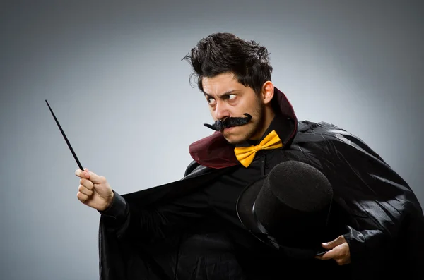 Funny magician man — Stock Photo, Image