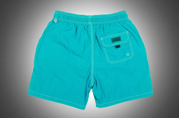 Blauwe mannelijke shorts — Stockfoto