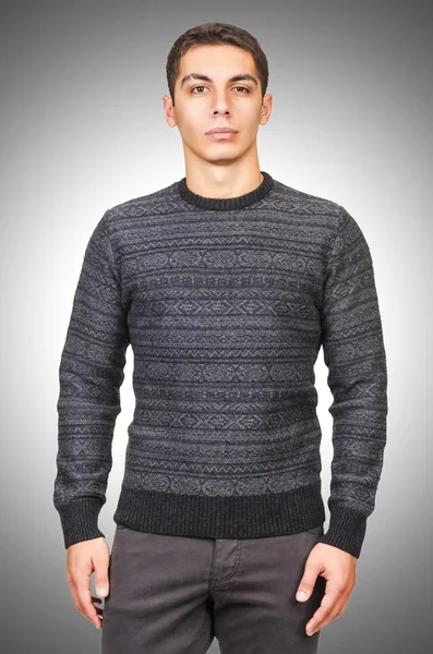 Красивый мужской свитер — стоковое фото
