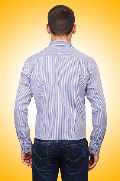 Male model with shirt — Stock Photo, Image