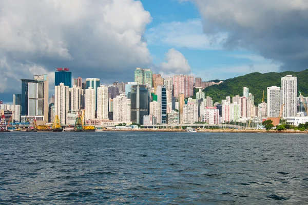 Gün boyunca Hong Kong manzarası — Stok fotoğraf