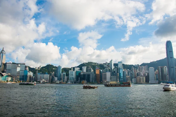 Gün boyunca Hong Kong manzarası — Stok fotoğraf
