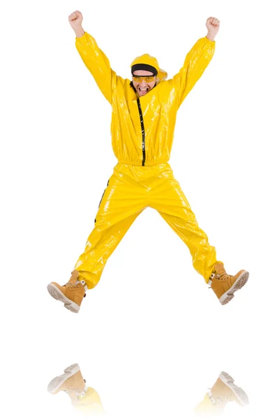 Танцовщица в жёлтом — стоковое фото