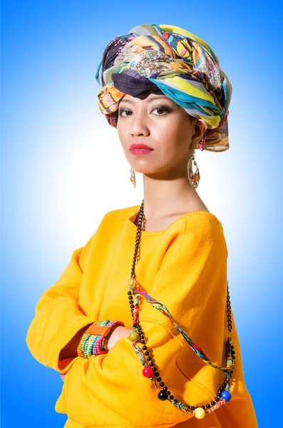 Afro-american beautiful woman — Stock Photo, Image