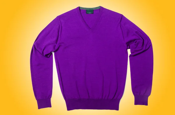 Фиолетовый мужской свитер — стоковое фото