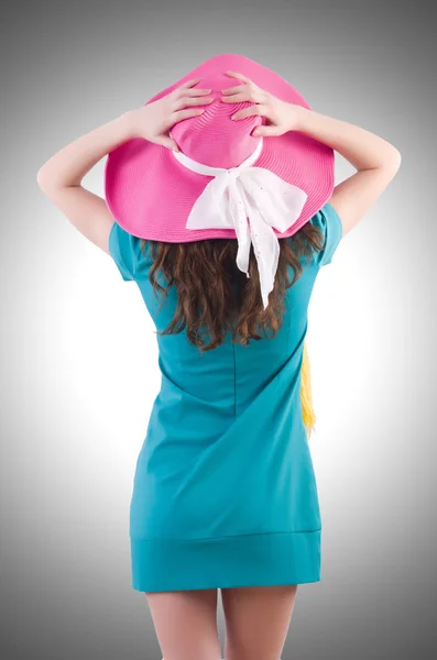 Menina se preparando para férias — Fotografia de Stock