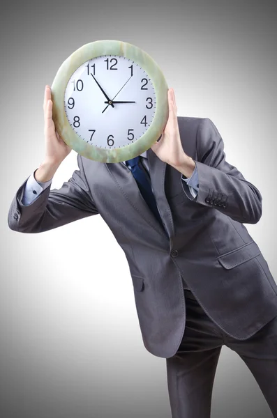 Geschäftsmann mit Uhr — Stockfoto