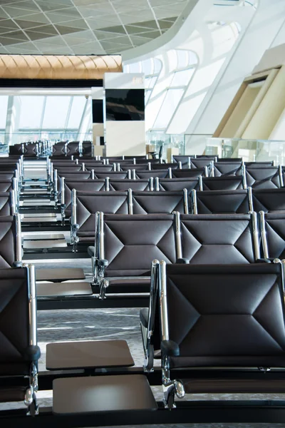 Chairs in the airport — Stock Photo, Image