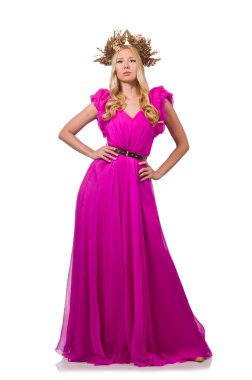 Moda dünyasında genç bir kadın