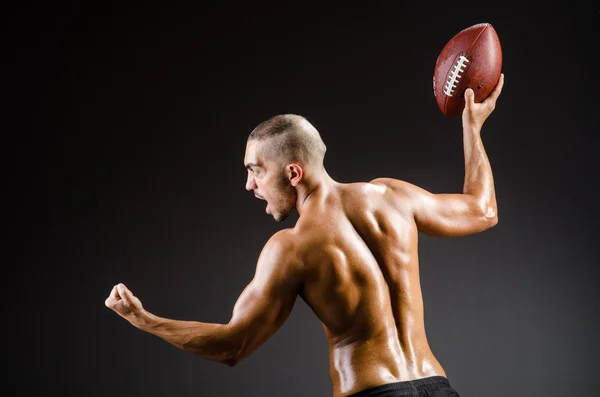 Jugador de fútbol muscular —  Fotos de Stock