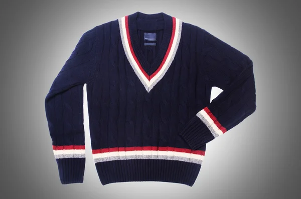 Ανδρικό πουλόβερ σε γκρι — Φωτογραφία Αρχείου