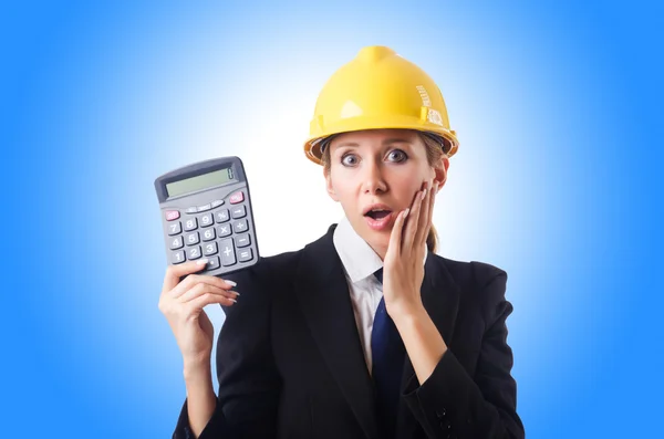 Female construction worker — Stock Photo, Image