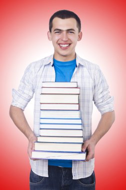 Öğrenci kitap ile