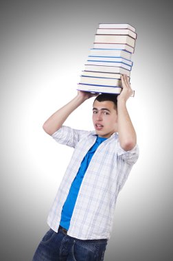 Öğrenci kitap ile